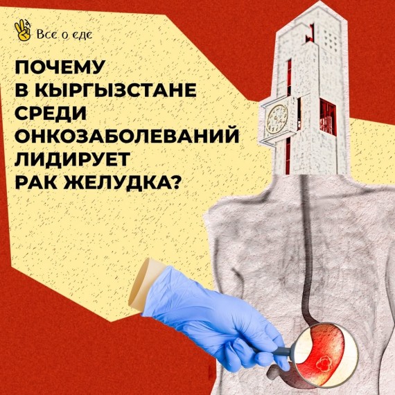 Почему в Кыргызстане среди онкозаболеваний лидирует рак желудка?