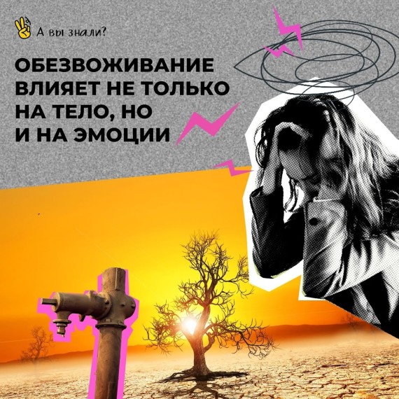 Обезвоживание влияет не только на тело, но и на эмоции