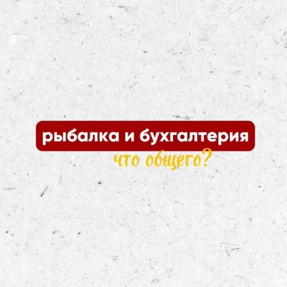 Что общего между рыбалкой и бухгалтерией?
