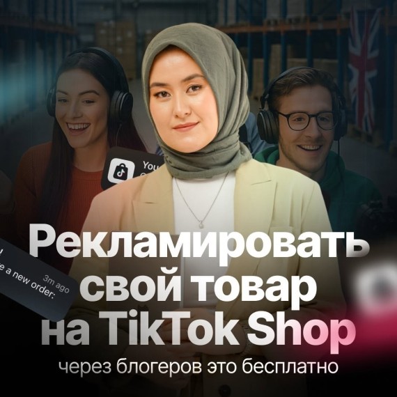Бесплатная реклама через блогеров на TikTok Shop