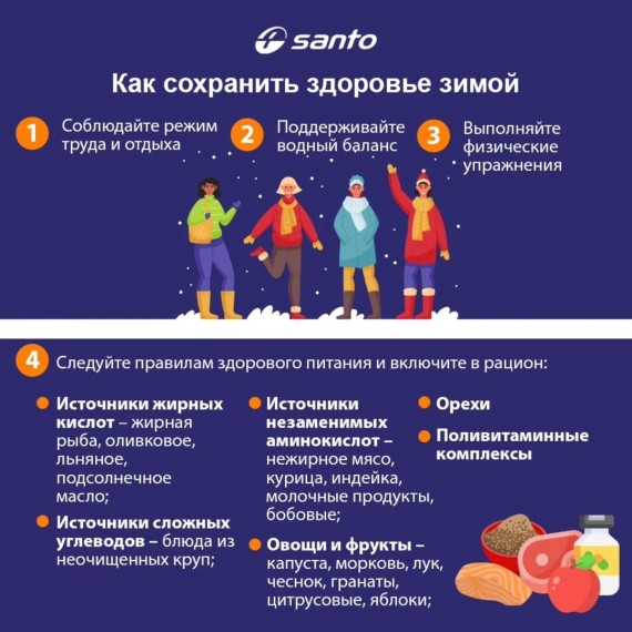 Как сохранить здоровье зимой?