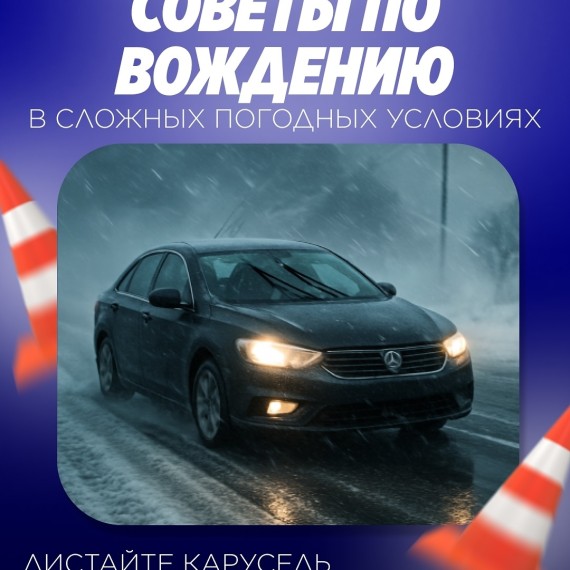 Советы по вождению в сложных погодных условиях