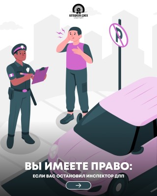 Ваши права при остановке вас инспектором ДПП