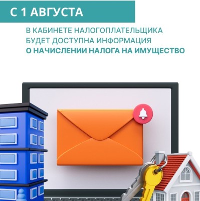 Когда будет доступна информация о начислении налога на имущество?