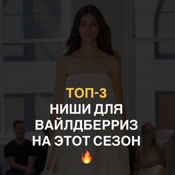 ТОП-3 ниши для WB на этот сезон
