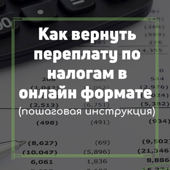 Как вернуть переплату по налогам в онлайн формате?