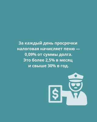 Что будет, если не платить налоги вовремя?