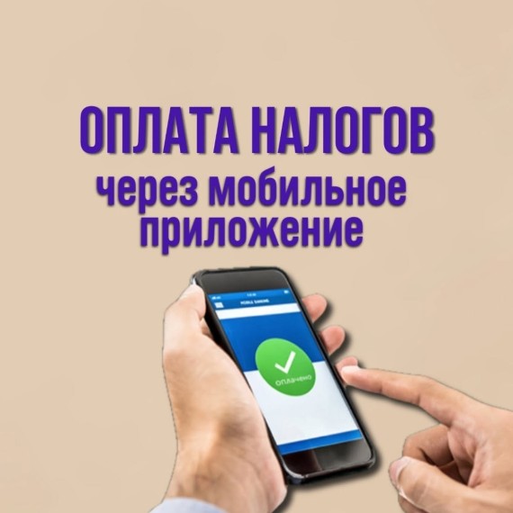 Оплата налогов через мобильное приложение