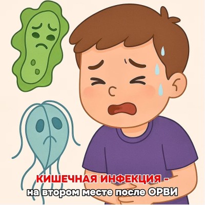 Кишечные инфекции — на втором месте после ОРВИ!