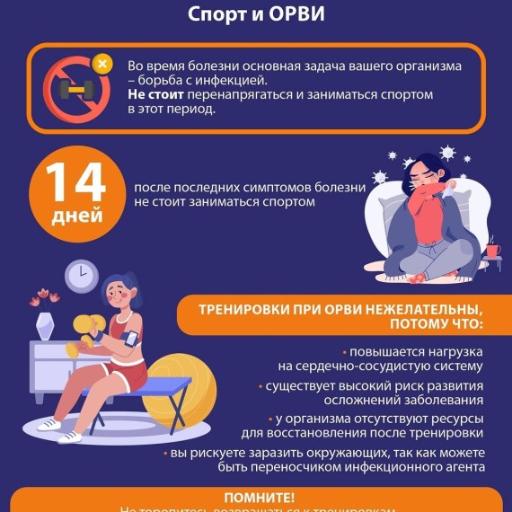 Почему тренировки при ОРВИ вредят восстановлению?