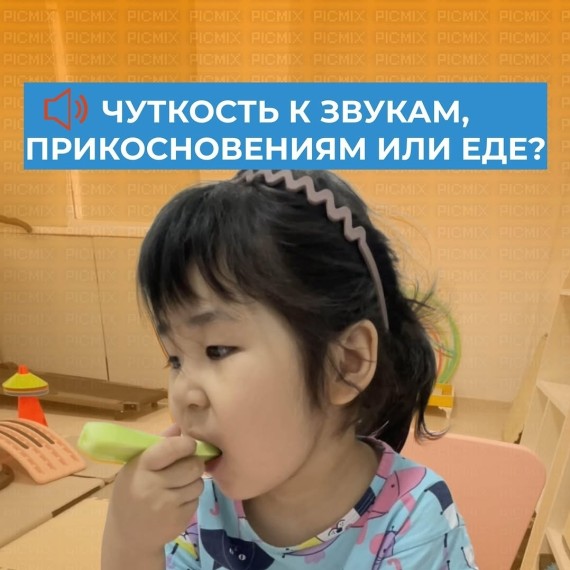 С чем связана чуткость к звукам, прикосновениям или еде?