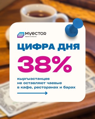 38% опрошенных кыргызстанцев не оставляют чаевые в заведениях?