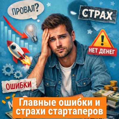Стартапы: главные ошибки, страхи стартаперов и что делать, чтобы выжить и вырасти