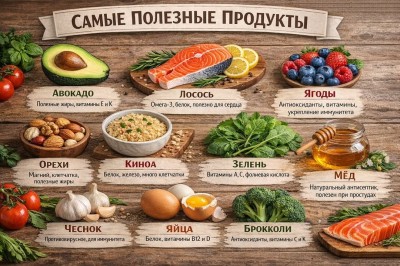 Самые полезные продукты