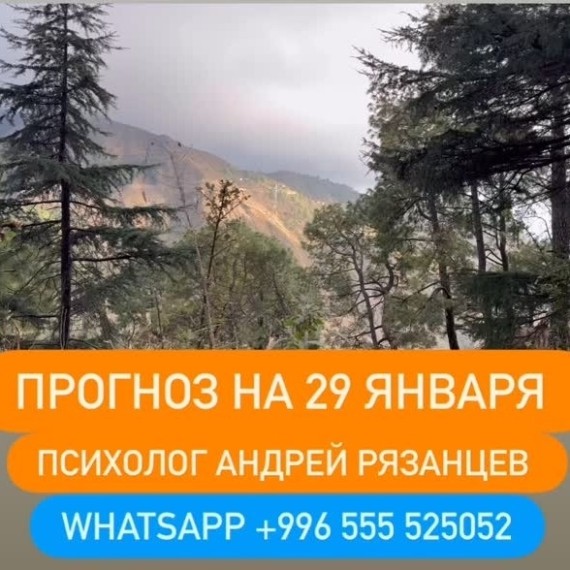 Гороскоп для всех знаков зодиака на 29 января 2026 года от Андрея Рязанцева