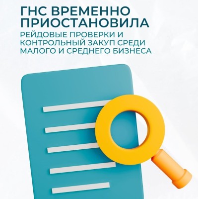 Хорошая новость для МСБ: рейдовые проверки приостановлены до 2026 года