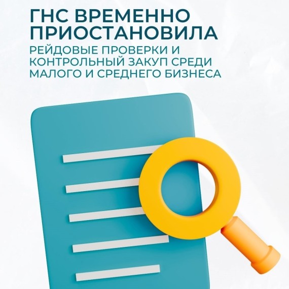 Хорошая новость для МСБ: рейдовые проверки приостановлены до 2026 года