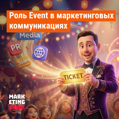 Роль Event в маркетинговых коммуникациях: влияние мероприятий на бренд, аудиторию, продажи, лояльность и удержание клиентов