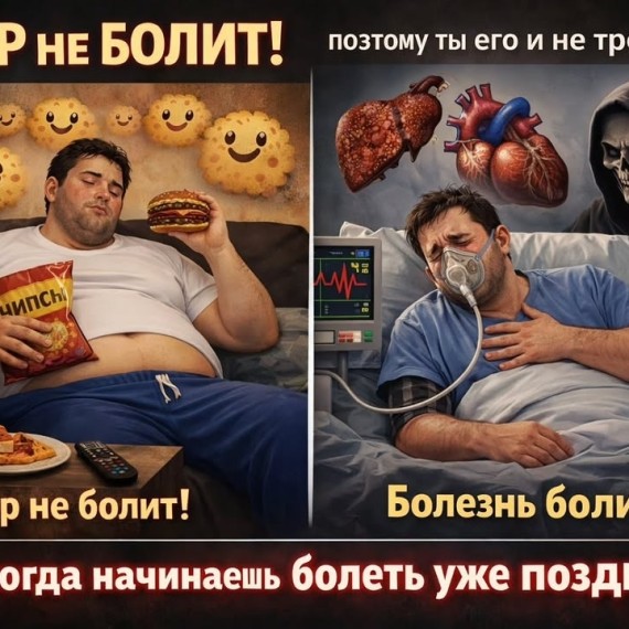 Жир не болит — болезнь болит