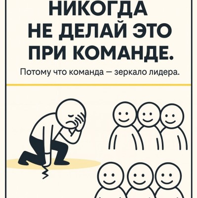 Никогда не делай этого при команде!