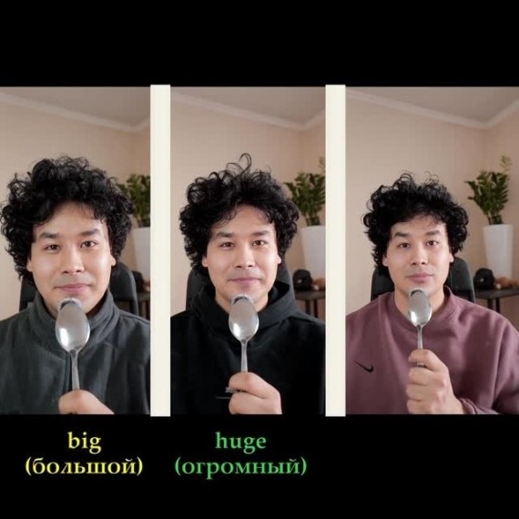 Шкала слов в английском языке: примеры