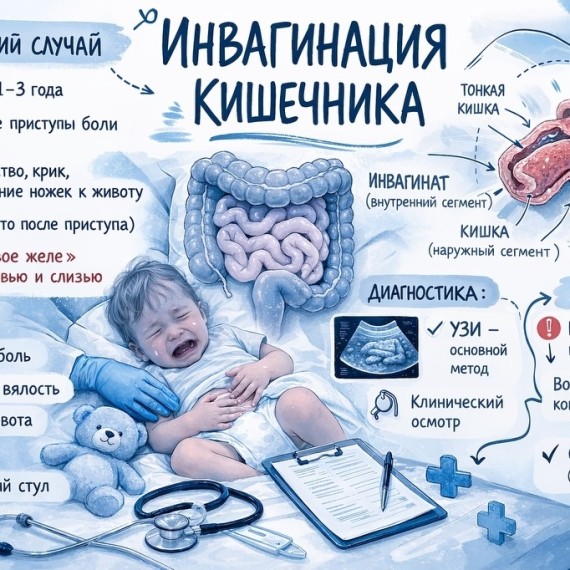 Инвагинация кишечника: симптомы и лечение