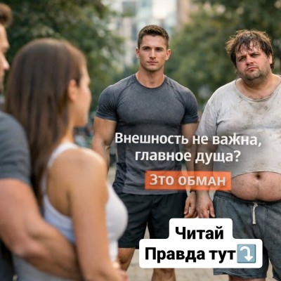 Внешность не важна, главное душа. Это обман!
