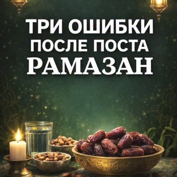 3 Ошибки после поста Рамадан 