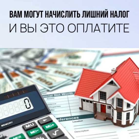 Вам могут начислить лишний налог и вы его оплатите