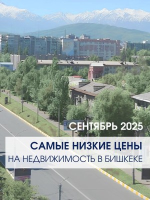 Самые низкие цены на недвижимость. Сентябрь 2025