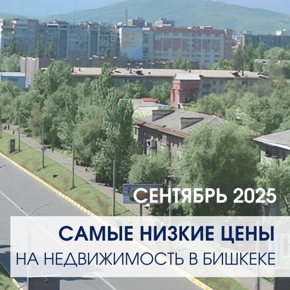 Самые низкие цены на недвижимость. Сентябрь 2025