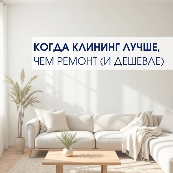 Когда клининг лучше, чем ремонт (и дешевле)