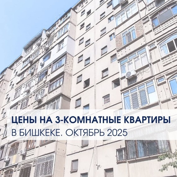 Цены на 3 комнатные квартиры на октябрь 2025