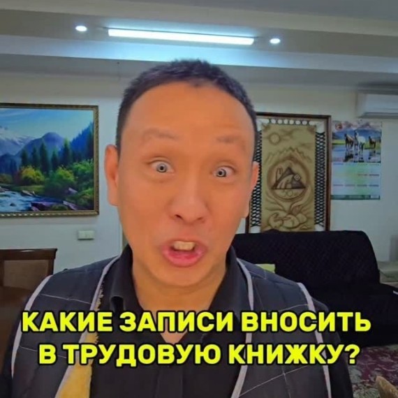 Какие записи вносить в трудовую книжку?