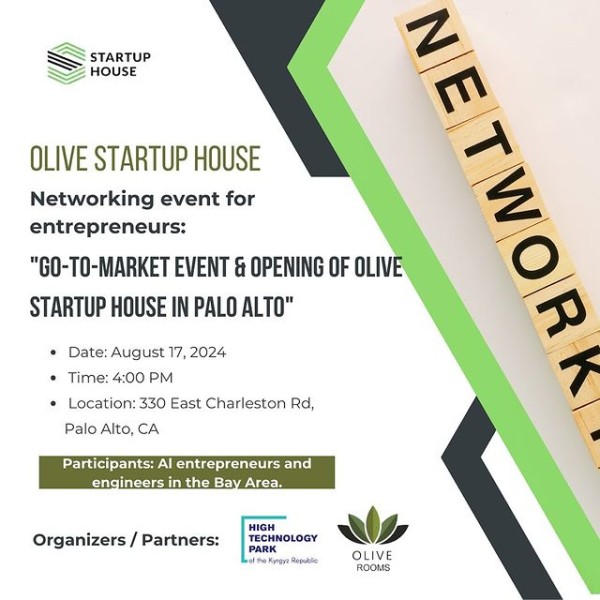 Нетворкинг мероприятие по выходу на рынок и торжественное открытие Olive Startup House в Пало-Альто!