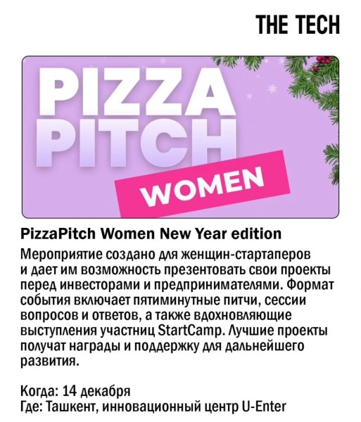 PizzaPitch Women New Year edition