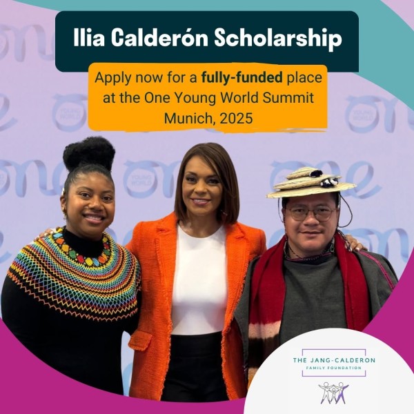 Стипендия Ilia Calderón Scholarship 2025 | для участия в Саммите One Young World в Мюнхене