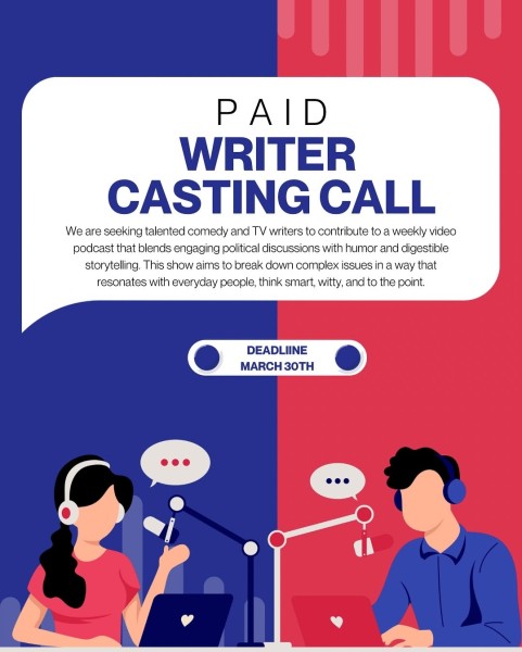 Кастинг сценаристов для подкаста "The PH" Оплачиваемая должность! PAID Writer Casting Call for "The PH" Podcast