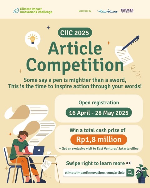 Конкурс статей Climate Impact Innovations Challenge 2025 с крупным денежным призом!