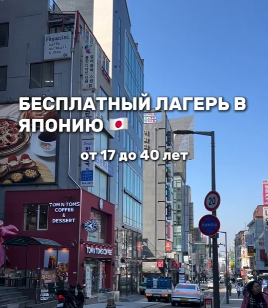Бесплатный лагерь в Японии