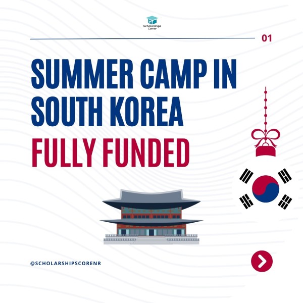Летний лагерь в Южной Корее в 2025 году, полностью профинансированный | Fully Funded Summer Camp in South Korea 2025