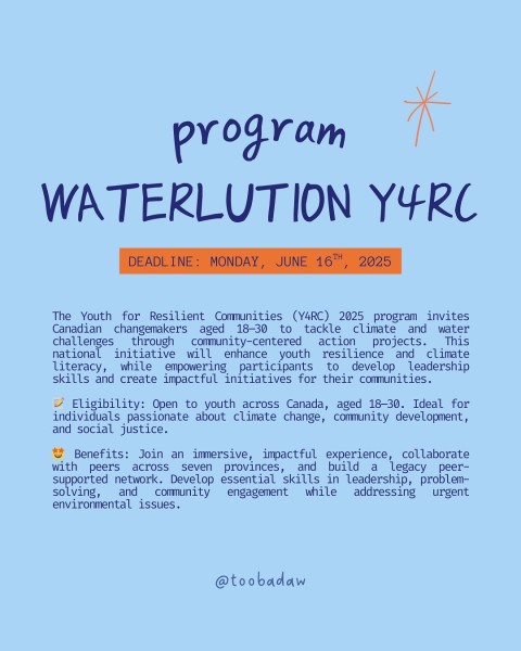Программа Waterlution Y4RC┃Канада