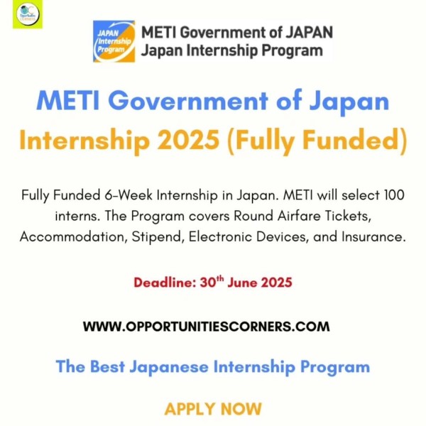 METI Government of Japan стажировки 2025