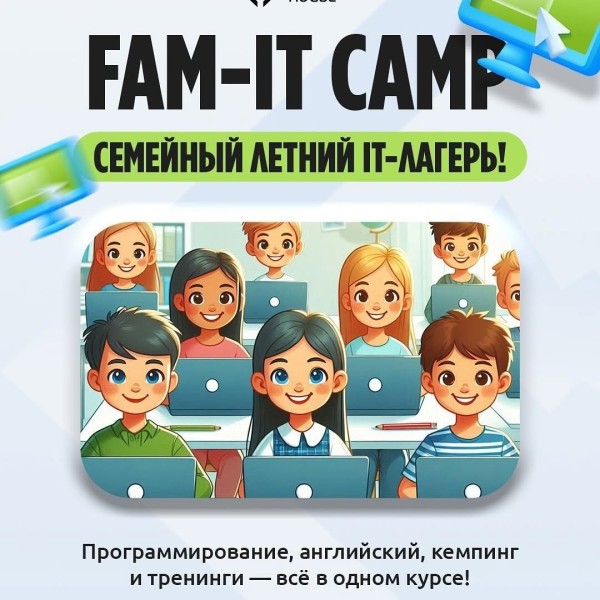 Летний семейный курс — «Fam-IT Camp»
