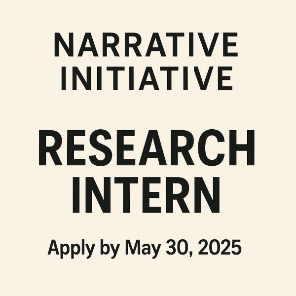 Оплачиваемая удаленная стажировка в Narrative Initiative