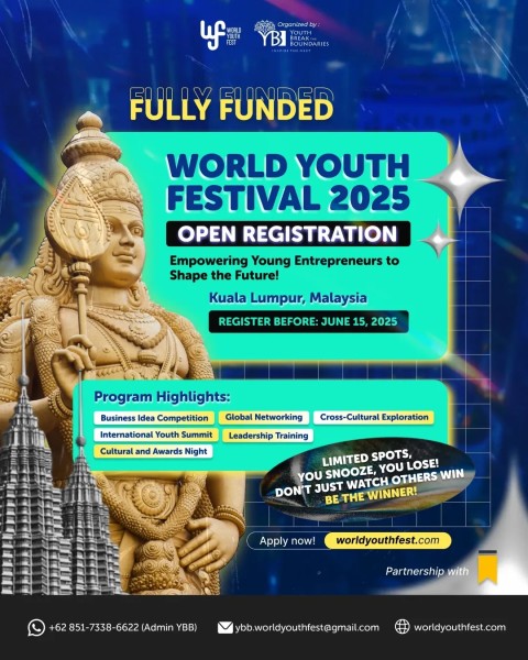 World Youth Festival 2025 ‒ возможность представить свою бизнес-идею в Малайзии