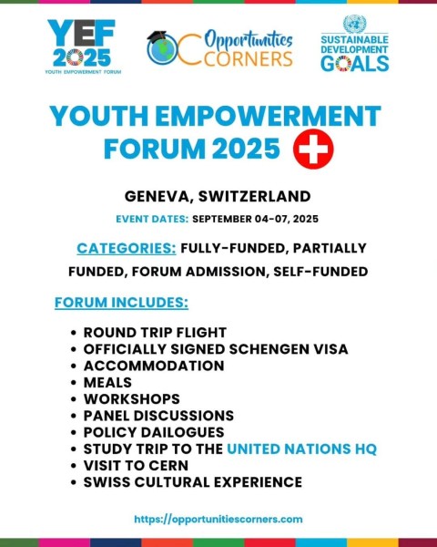 Youth Empowerment Forum 2025┃Швейцария