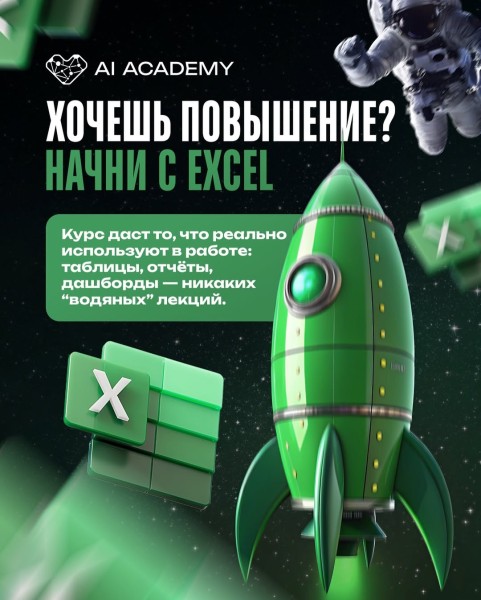 Курс по Exel от AI Academy