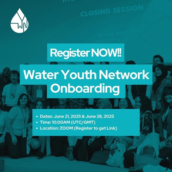 Вебинар "Внедрение молодежной сети по водным ресурсам" | Water Youth Network Onboarding