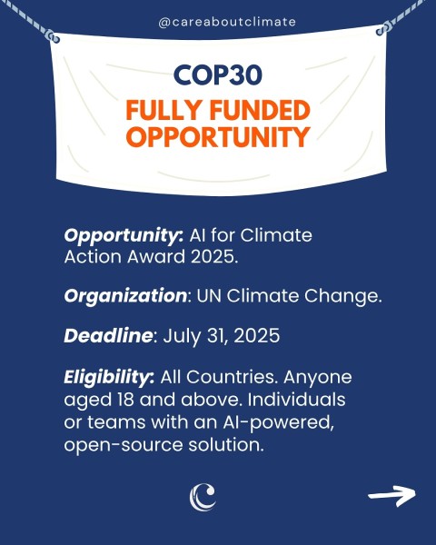 Премия AI for Climate Action Award 2025